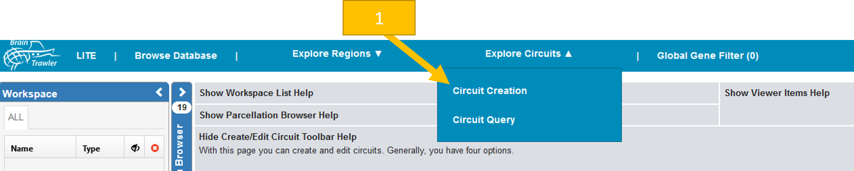 Reach create/edit circuit page
